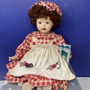 1997 House of Lloyd Betsy’s Tea Time Porcelain Doll
